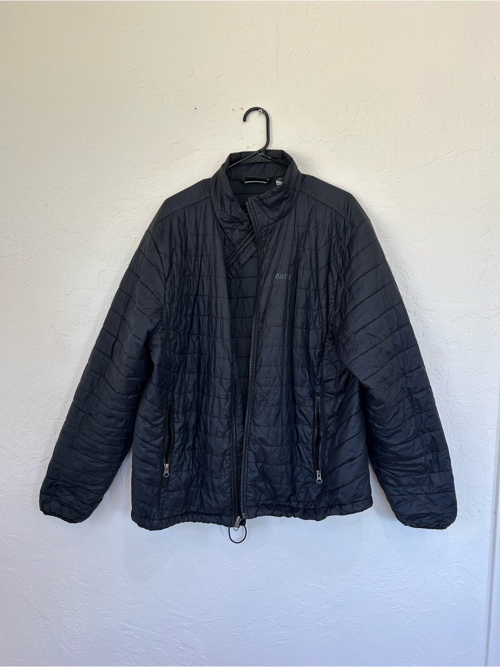 Men’s Marmot Black Quilted Puffer Jacket